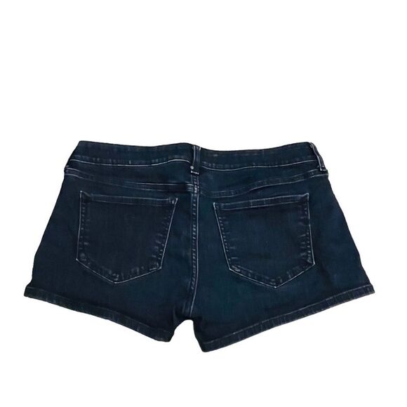 Express Rainbow Side Stripe Relaxed Low Rise Shortie Shorts - Size 8 - Picture 5 of 13